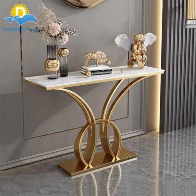 China Hallway Adjustable Home Luxury Marble Table Sets Living Room Furniture Modern Console Table (Other) For Wholesale for sale