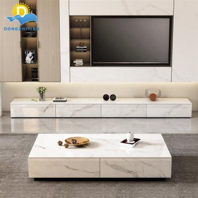 China (Other)Adjustable TV Stands 2021living Room Furniture Luxury Modern Wholesale Price TV Stands Fashion Slate Marble TV Stand for sale