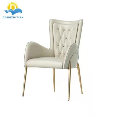 China (Others) adjustable modern luxury leather dining chairs wedding banquet PU chair manufacturers selling restaurant chair for sale