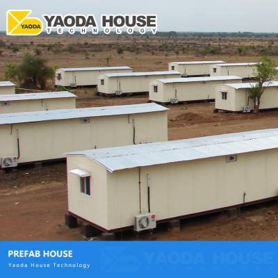 China Parking lot Sudan Prefab Mobile Camp House Kits Small Prefab Tiny Houses Houses For Sale Portable Prefab House Cabin T for sale