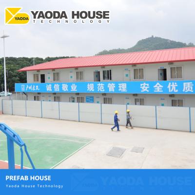 China Portable Parking Lot Worker House Prefab Construction Site Housing Unit Modular Work House In India for sale