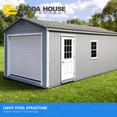 China Modular Hotel Garage Prefab Barn Steel Panel Shed Prefab House for sale