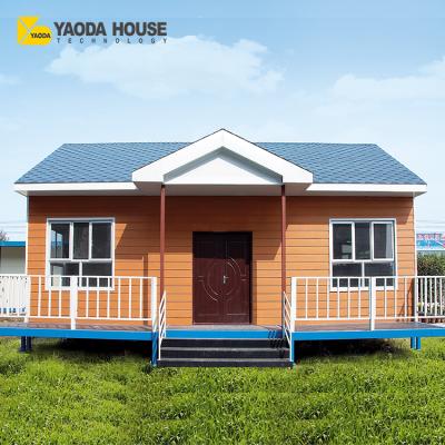 China Low cost prefab mobile prefab fences house villa parking lot china manufacturers modern lightweight steel house villas for sale