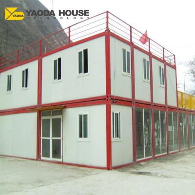 China High Quality Hotel Sandwich Panel Expandable Prefab Container Home Container House With Bathroom for sale