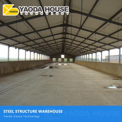 China Low Cost Dairy Design Steel Pierd Poultry Goat Farm Sheds Pierd Prefab Barn for sale