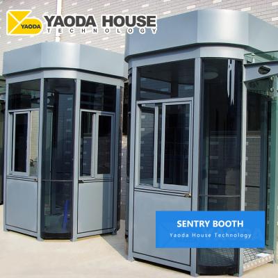 China Prefab Security Guard Of The Best Small Of Choice Booth Guardhouse Kiosk for sale