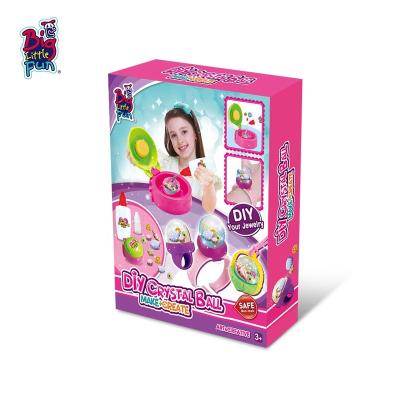 China Educational DIY Toys DIY Crystal Ball Kids Beauty Toys Make Create Safe for sale