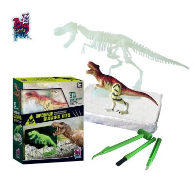 China Plastic Skeleton Toys Animal Skeleton Model 3D Dinosaurs DIY Part Supplies Set BZ719324 for sale