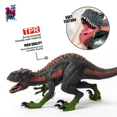 China Squeeze Wild Animals Toy Rubber Dinosaurs Soft Stuffed Toys BZ780066/68/69/74/79 for sale