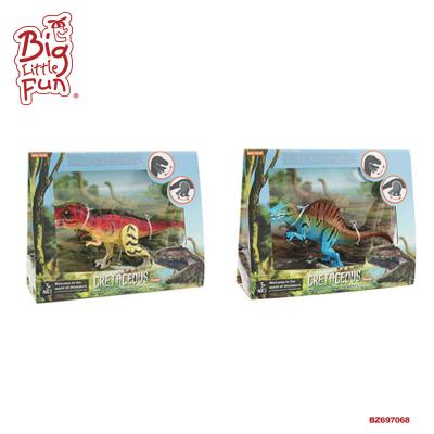 China Hot Sale Spinosaurus And Tyrannosaurus Rex Toy Dinosaur Park Toys Set BZ697068 for sale