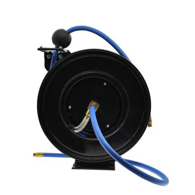 China RSW-15A Adjustable Stainless Steel Hose Reel Drums Retractable Air Hose Reel Car Workshop for sale