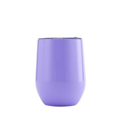 China Sustainable Body Sliding Stainless Steel Mini Eggshell Thermos Cup Of Luxury And Household Suction for sale