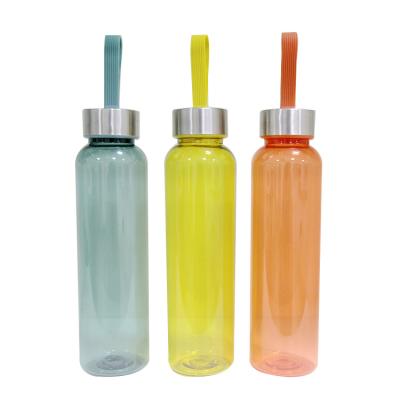 China Household Products Gold Copper Cover Environmental Friendly Portable Water Bottle Plastic Manufacturer for sale