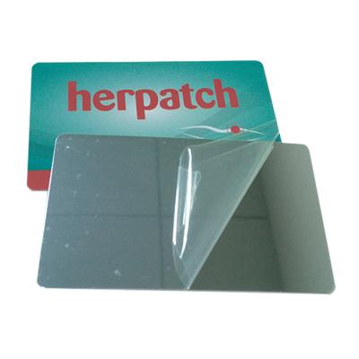 China PVC 11 Nov Credit Card Size High Quality Mirror PVC Business Card for sale