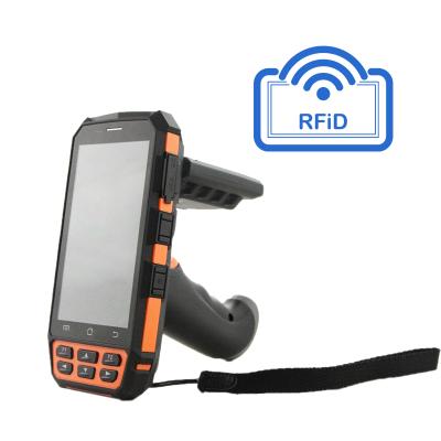 China CJ2603A Long Range Handheld RFID Reader Writer Android UHF RFID Reader 170mm*85mm*23mm for sale