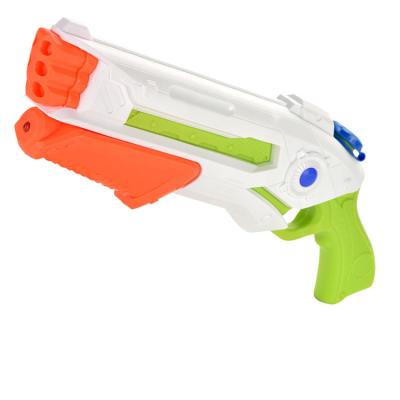 China Electronic Toy Children's Summer Air Pressure Remote Single Spout Shooting Cool Space Solid Color Water Gun Toy for sale