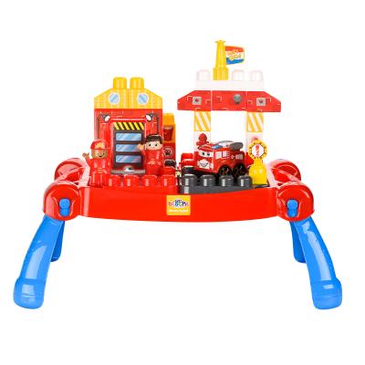 China Building block DIY TOY Parent-child interactive building table diy toy assembling and disassembling fire for sale