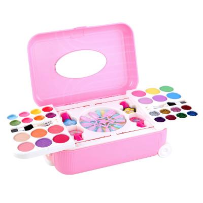 China Kids Children Toy Pretend Play Dress Up Beauty Children's Makeup Suitcase Toy for sale