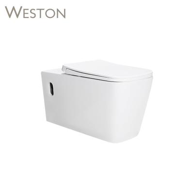 China Good Price Rectangle Concealed Double Flush Hide-in-Wall Concealed Cistern Toilet Bathroom Hotel for sale