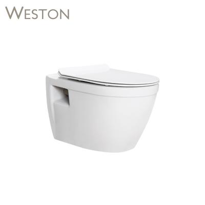 China Concealed Cistern Promotional Modern Style Hanging WC Toilet For Project Hotels Bathroom for sale