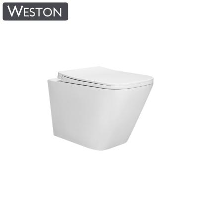 China Modern Hidden Cistern Toilet Factory Cyclone Flushing Wall Hanging Ceramic WC Hotel for sale