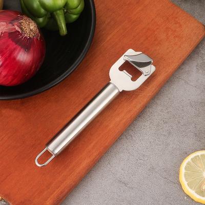 China Hot Selling Bottle Opener Amazon Kitchen Accessories Can Opener Steel Bar Bottle Opener Factory Customization Stainless Bottle Opener for sale