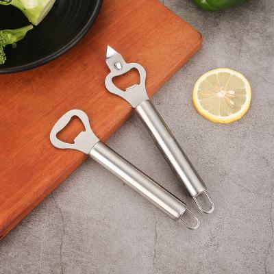 China Amazon Factory Hot Sale Reusable Wholesale To Low Price Kitchen Accessories Stainless Steel Bottle Opener Customization Bottle Opener for sale