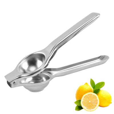 China Viable Stainless Steel Hand Squeezer Manual Lemon Juicer Extractor Amazon Success Lemon Squeezer Orange Fruit Squeezer for sale