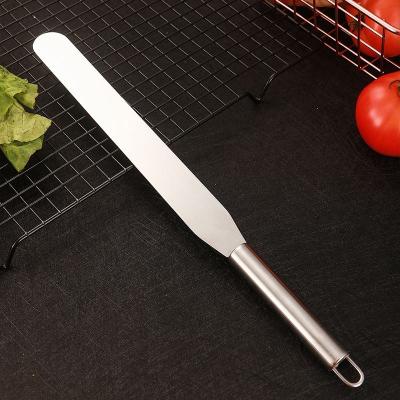 China Viable Amazon Success Kitchen Instrument Cake Tools Cake Icing Spatula Stainless Steel Spatula Cake Cream Spatula for sale