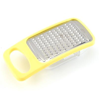 China Amazon Sales Factory Direct Sale Hot Viable Universal Cheese Grater Box Grater With Container Cheese Slicer Stainless Steel Grater for sale