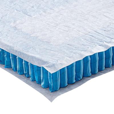 China PP Mattress Protector Fabric Nonwoven Fabric Manufacturers Quilted Nonwoven Fabric Waterproof Flame Retardant Nonwoven Fabric Roll for sale