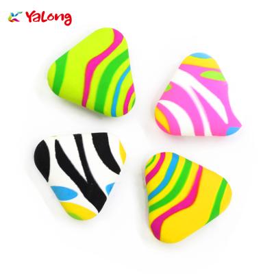 China Yalong Environmental Friendly Durable Student Colorful Tpr School Rubber Pencil Erasers For Kids for sale