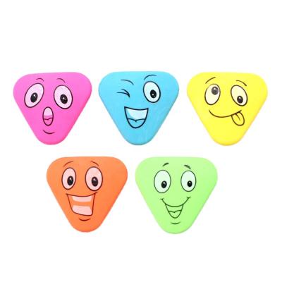 China High Cost Performance Yalong Student Office Eraser Multicolor Soft Clean Smile Rubber Eraser for sale