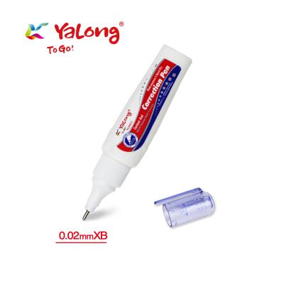 China Universal Original Quick-Dry Usable Tip Correction Mini-size 4ml Metal Student Office Design Yalong Liquid Pen for sale