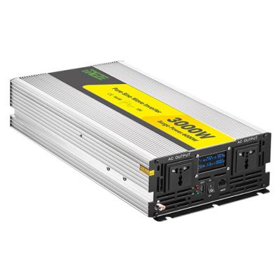 China 3000w Solar Inverter 3kw Inverter DC To AC Pure Sine Wave Car Power Inverter 12V 220V 3000W for sale