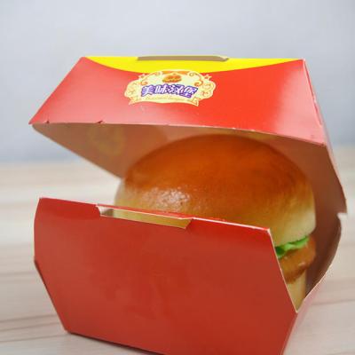 China Custom Made Paper Box For Burger King Packaging , Hamburger Paper Box For Restaurant for sale