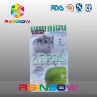China Tres - Bolsa Ziplock del lacre lateral con la ventana redonda para el hámster que embala que baña la arena/el alimento para animales en venta