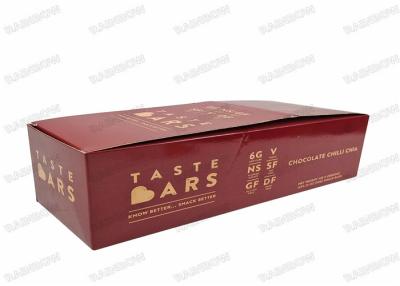 Chine Boîtes de empaquetage de contre- carton fait sur commande d'affichage pour l'emballage de détail de chocolat de thé à vendre