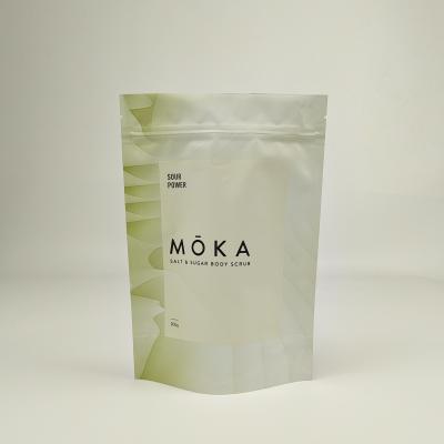 China Bolsa de embalaje de sal de baño natural de marca privada Bolsa de embalaje de sal de baño digital impresa digital personalizada Bolsa de ziplock de milar para el cuerpo Bolsa de exfoliante en venta