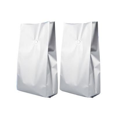 China Bolsos de empaquetado plásticos que se puede volver a sellar del grano de café del papel de aluminio de los bolsos de café del escudete lateral con la válvula 1kg en venta