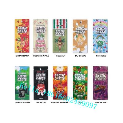 China Custom Printed Mylar Bags CBD Vape Cartridges Packaging Bag The Small Size Zipper Bag For Vape Tank for sale