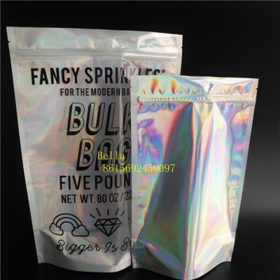 China BPA Free Gravure Printing Stand Up Foil Pouch Packaging Facial Mask Holographic Laser Bag for sale