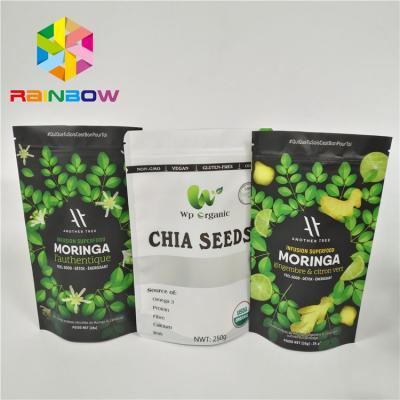 Cina Materiali laminati stanno sulla polvere della foglia di Moringa delle borse del sacchetto che imballa con la chiusura lampo in vendita