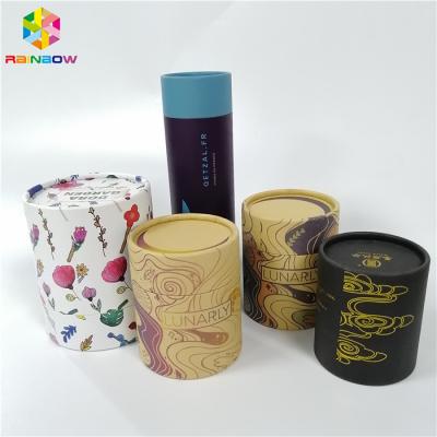 China Wax Bottle Paper Box Packaging Cosmetics Push Up Tube Customized Recycled Materials for sale