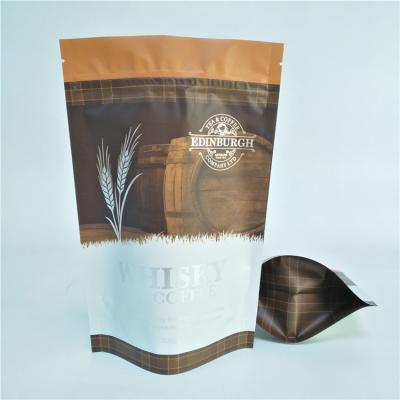 China Doypack Pouch Loose Tea Bags Packaging Stand Up Zipper Lock Custom Printing for sale