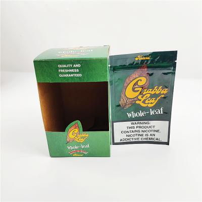 China La hoja natural modificada para requisitos particulares barata del grabba del boxe de papel del regalo envuelve bolsos del paquete y la caja de presentación para la envoltura de la hoja del fronto del grabba en venta