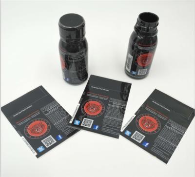 Chine 60 microns rétrécissent les labels 2oz 1oz 30ml 60ml de douilles pour des tubes de pots à vendre