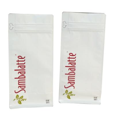 China De ontgassende Zak van de de Bodemritssluiting van Klepmatte coffee pouch 110mic CMYK MOPP Vlakke Te koop