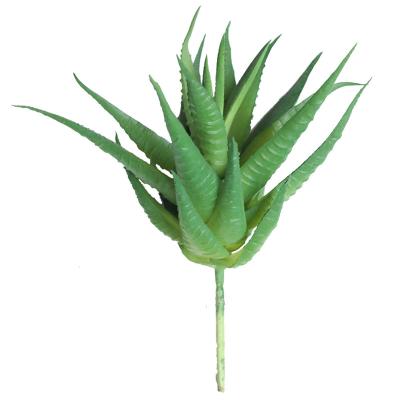 China Supply Environment Friendly Stripe Plant Artificial Aloe Vera Plant / Real Touch Artificial Aloe Plant for microlandschaft for sale