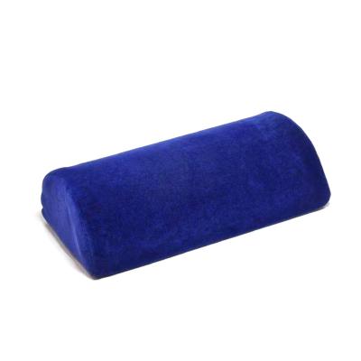 China Low Price Anti-Static Selling Half Round And Flat Bottom Bolster Foam Leather Massage Bed Pillow for sale